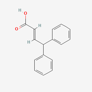 molecular formula C16H14O2 B13038750 (E)-4,4-diphenylbut-2-enoic Acid 