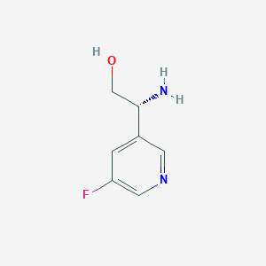 (2r)-2-Amino-2-(5-fluoro(3-pyridyl))ethan-1-ol