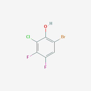 6-Bromo-2-chloro-3,4-difluorophenol