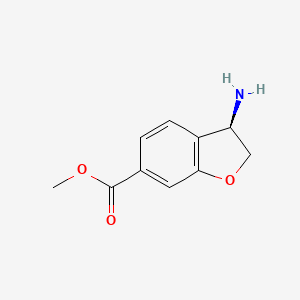 Methyl (3R)-3-amino-2,3-dihydrobenzo[3,4-B]furan-6-carboxylate