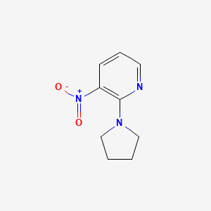 molecular formula C9H11N3O2 B1303881 3-硝基-2-(1-吡咯烷基)吡啶 CAS No. 26820-73-5