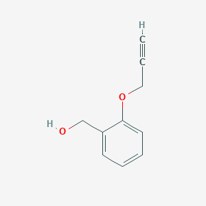 molecular formula C10H10O2 B1303885 [2-(2-炔丙氧基)苯基]甲醇 CAS No. 130441-68-8