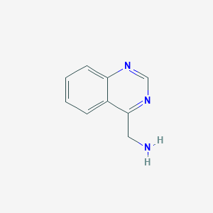 molecular formula C9H9N3 B13038859 Quinazolin-4-ylmethanamine 