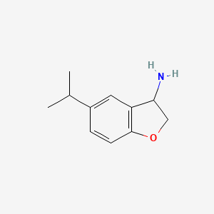 5-(Methylethyl)-2,3-dihydrobenzo[B]furan-3-ylamine