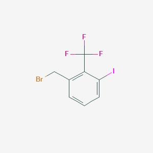 1-(Bromomethyl)-3-iodo-2-(trifluoromethyl)benzene