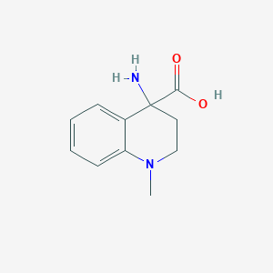 4-Amino-1-methyl-1,2,3,4-tetrahydroquinoline-4-carboxylic acid