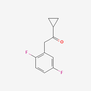 1-Cyclopropyl-2-(2,5-difluorophenyl)ethan-1-one