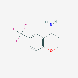 6-(Trifluoromethyl)chroman-4-amine