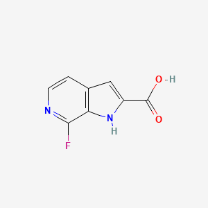 7-fluoro-1H-pyrrolo[2,3-c]pyridine-2-carboxylic acid