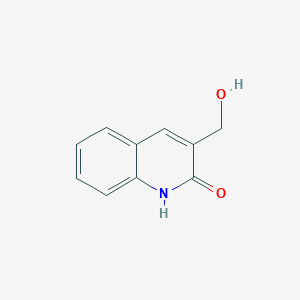 molecular formula C10H9NO2 B1303904 3-(Hydroxymethyl)quinolin-2(1H)-one CAS No. 90097-45-3