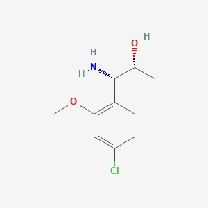 (1S,2R)-1-Amino-1-(4-chloro-2-methoxyphenyl)propan-2-OL