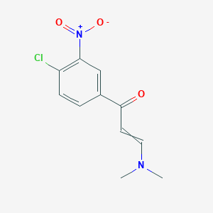 molecular formula C11H11ClN2O3 B1303910 1-(4-Chloro-3-nitrophenyl)-3-(dimethylamino)prop-2-en-1-one 