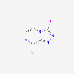 molecular formula C5H2ClIN4 B13039126 8-Chloro-3-iodo-[1,2,4]triazolo[4,3-a]pyrazine 