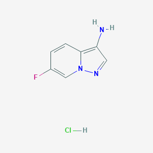 6-Fluoropyrazolo[1,5-a]pyridin-3-amine hydrochloride