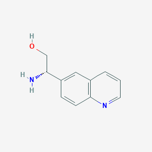 (2s)-2-Amino-2-(6-quinolyl)ethan-1-ol