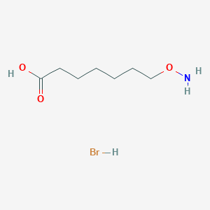 7-(Aminooxy)heptanoic acid hydrobromide