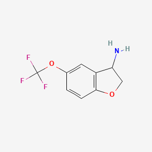 5-(Trifluoromethoxy)-2,3-dihydro-1-benzofuran-3-amine