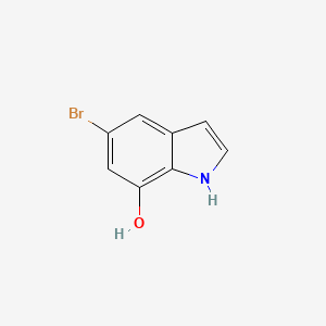 molecular formula C8H6BrNO B13039275 5-Bromo-1h-indol-7-ol 