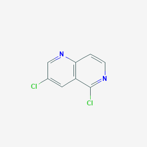 molecular formula C8H4Cl2N2 B13039356 3,5-Dichloro-1,6-naphthyridine 