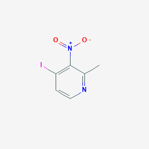 molecular formula C6H5IN2O2 B13039383 4-Iodo-2-methyl-3-nitropyridine 