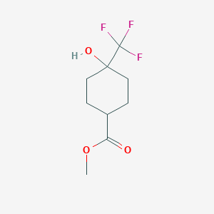 Methyl 4-hydroxy-4-(trifluoromethyl)cyclohexane-1-carboxylate