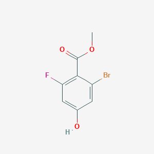 Methyl 2-bromo-6-fluoro-4-hydroxybenzoate