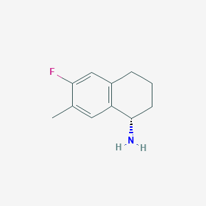 (S)-6-Fluoro-7-methyl-1,2,3,4-tetrahydronaphthalen-1-amine