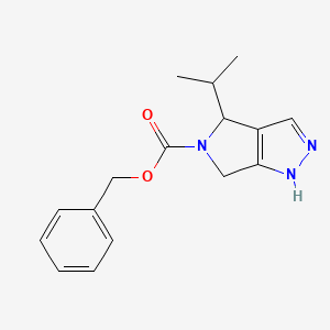 Benzyl 4-isopropyl-2,6-dihydropyrrolo[3,4-C]pyrazole-5(4H)-carboxylate