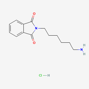 molecular formula C14H19ClN2O2 B13039618 N-(6-Aminohexyl)-phthalimide HCl 