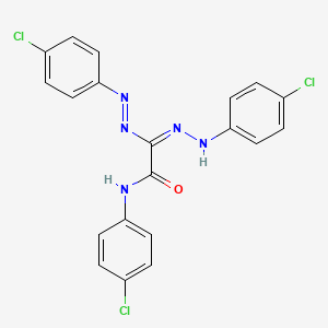 N-(4-chlorophenyl)-1-[(E,Z)-N'-[(4-chlorophenyl)amino]-N-[(4-chlorophenyl)imino]carbamimidoyl]formamide