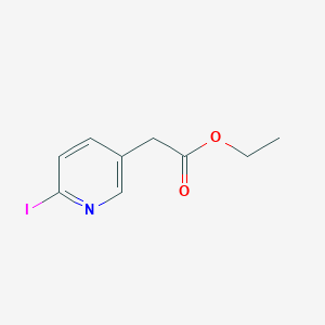 Ethyl 2-(6-iodopyridin-3-yl)acetate