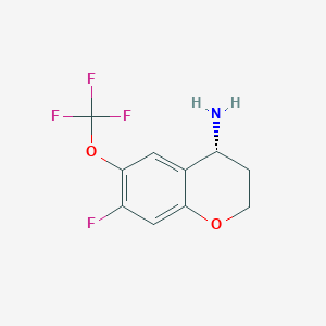 (R)-7-Fluoro-6-(trifluoromethoxy)chroman-4-amine