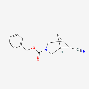 Benzyl 6-cyano-3-azabicyclo[3.1.1]heptane-3-carboxylate