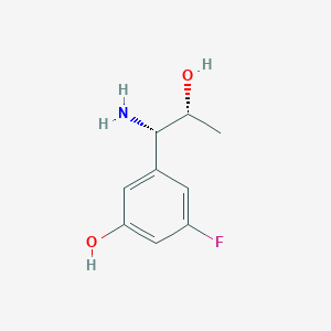 3-((1S,2R)-1-Amino-2-hydroxypropyl)-5-fluorophenol