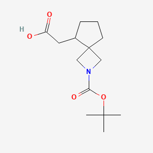 2-(2-(Tert-butoxycarbonyl)-2-azaspiro[3.4]octan-5-YL)acetic acid