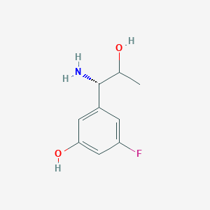 3-((1S)-1-Amino-2-hydroxypropyl)-5-fluorophenol