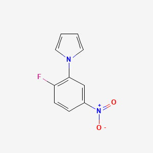 B1303990 1-(2-fluoro-5-nitrophenyl)-1H-pyrrole CAS No. 96623-75-5