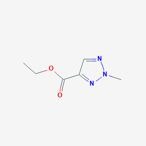 molecular formula C6H9N3O2 B13039920 ethyl 2-methyl-2H-1,2,3-triazole-4-carboxylate 