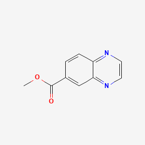 molecular formula C10H8N2O2 B1303993 喹喔啉-6-甲酸甲酯 CAS No. 23088-23-5