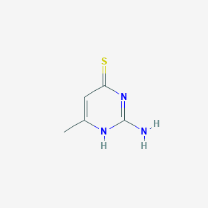 molecular formula C5H7N3S B1303998 2-氨基-6-甲基嘧啶-4-硫醇 CAS No. 6307-44-4
