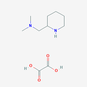 molecular formula C10H20N2O4 B13039982 N,N-Dimethyl-1-piperidin-2-ylmethanamine oxalate 