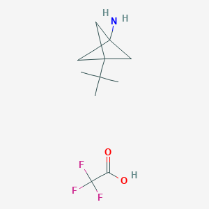 3-Tert-butylbicyclo[1.1.1]pentan-1-amine; trifluoroacetic acid