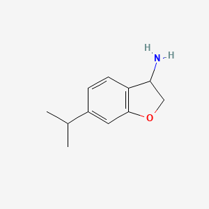 6-(Methylethyl)-2,3-dihydrobenzo[B]furan-3-ylamine