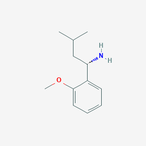 (1S)-1-(2-Methoxyphenyl)-3-methylbutan-1-amine