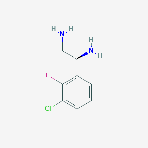 (1S)-1-(3-Chloro-2-fluorophenyl)ethane-1,2-diamine