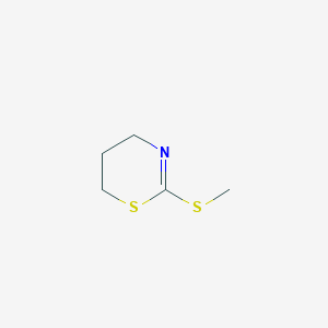 B1304017 2-(methylsulfanyl)-5,6-dihydro-4H-1,3-thiazine CAS No. 58842-19-6