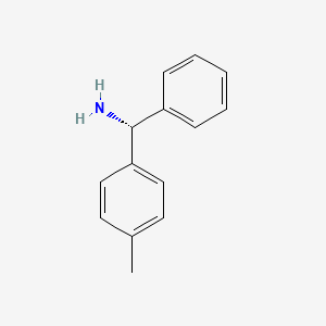 molecular formula C14H15N B13040171 (R)-Phenyl(P-tolyl)methanamine 