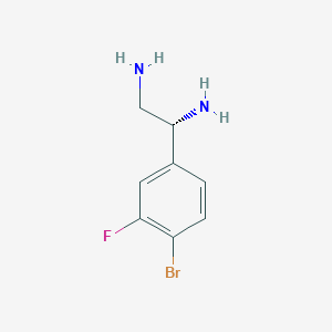 (1R)-1-(4-Bromo-3-fluorophenyl)ethane-1,2-diamine