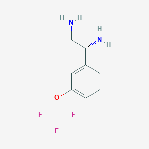 (1R)-1-[3-(Trifluoromethoxy)phenyl]ethane-1,2-diamine