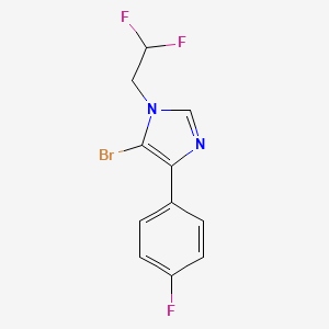 5-Bromo-1-(2,2-difluoroethyl)-4-(4-fluorophenyl)-1H-imidazole